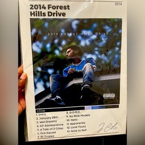 Canvas picture of J Cole album